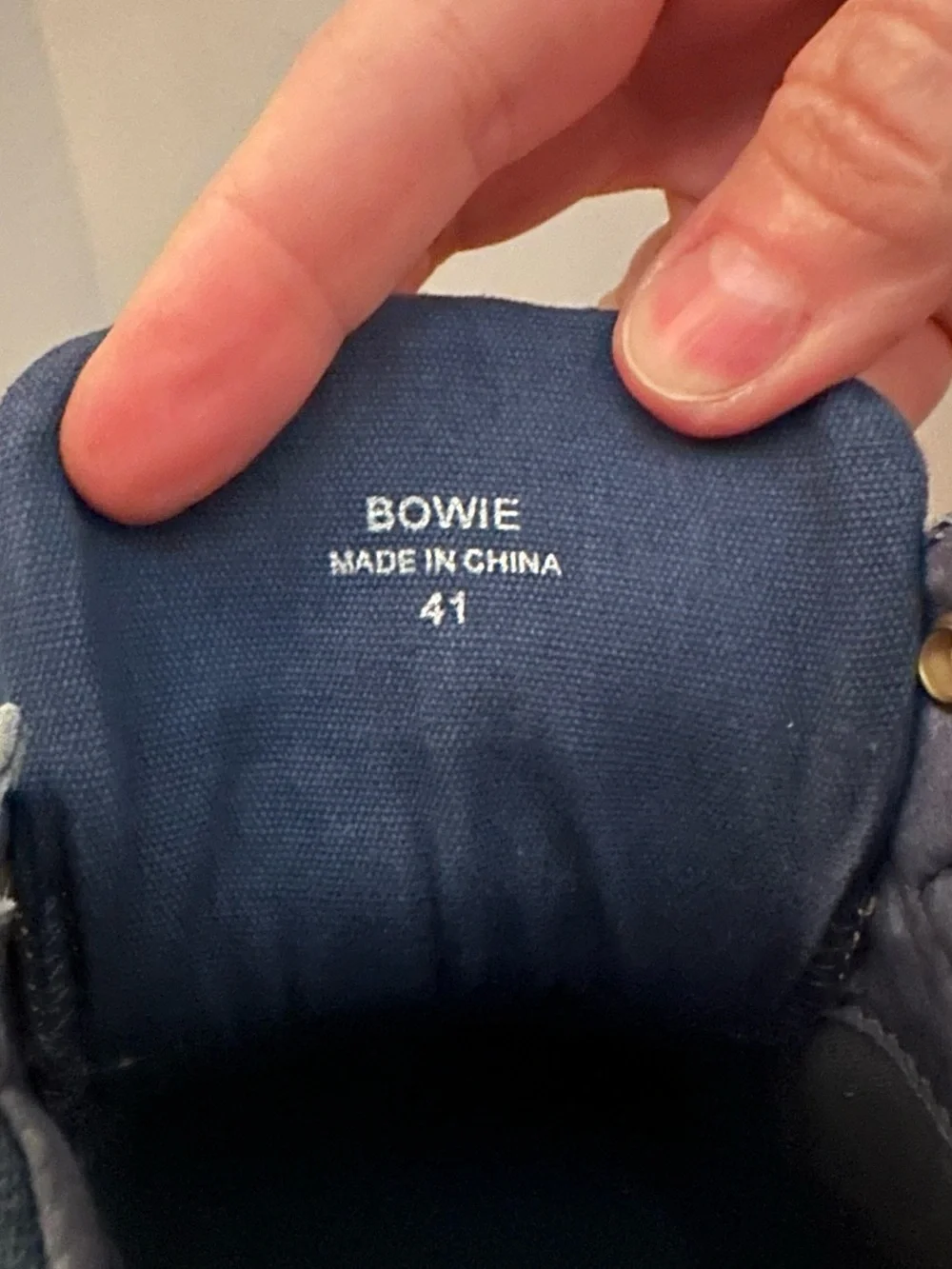 Women's Size 10 US Bowie Denim Wedge Sneakers